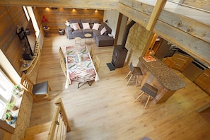 Interior - Le P'tit Bonheur - avec vue montagne et terrasse (La Bresse)