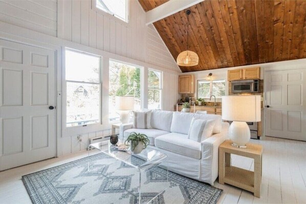 TV connectée, cheminée