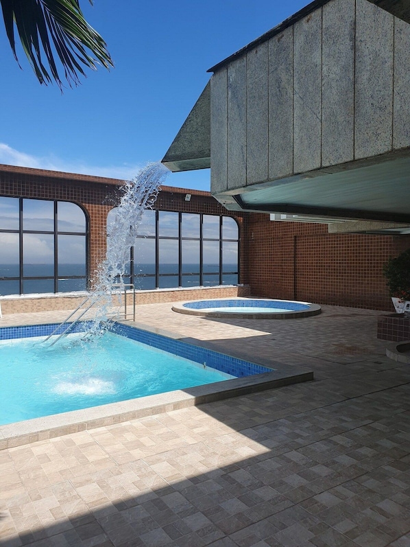 Apartment | Pool | 2 indoor pools, 2 outdoor pools, open 8:00 AM to 9:00 PM, pool loungers
