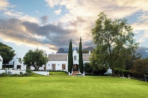 Front of property – evening/night