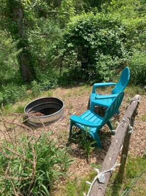 Property grounds - Tiny cabin with privacy, comfort and mt views
 (Kerhonkson)