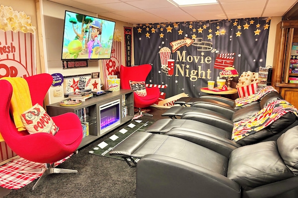 Movie area lower level