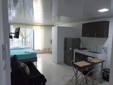 Studio | 1 bedroom, iron/ironing board, free WiFi