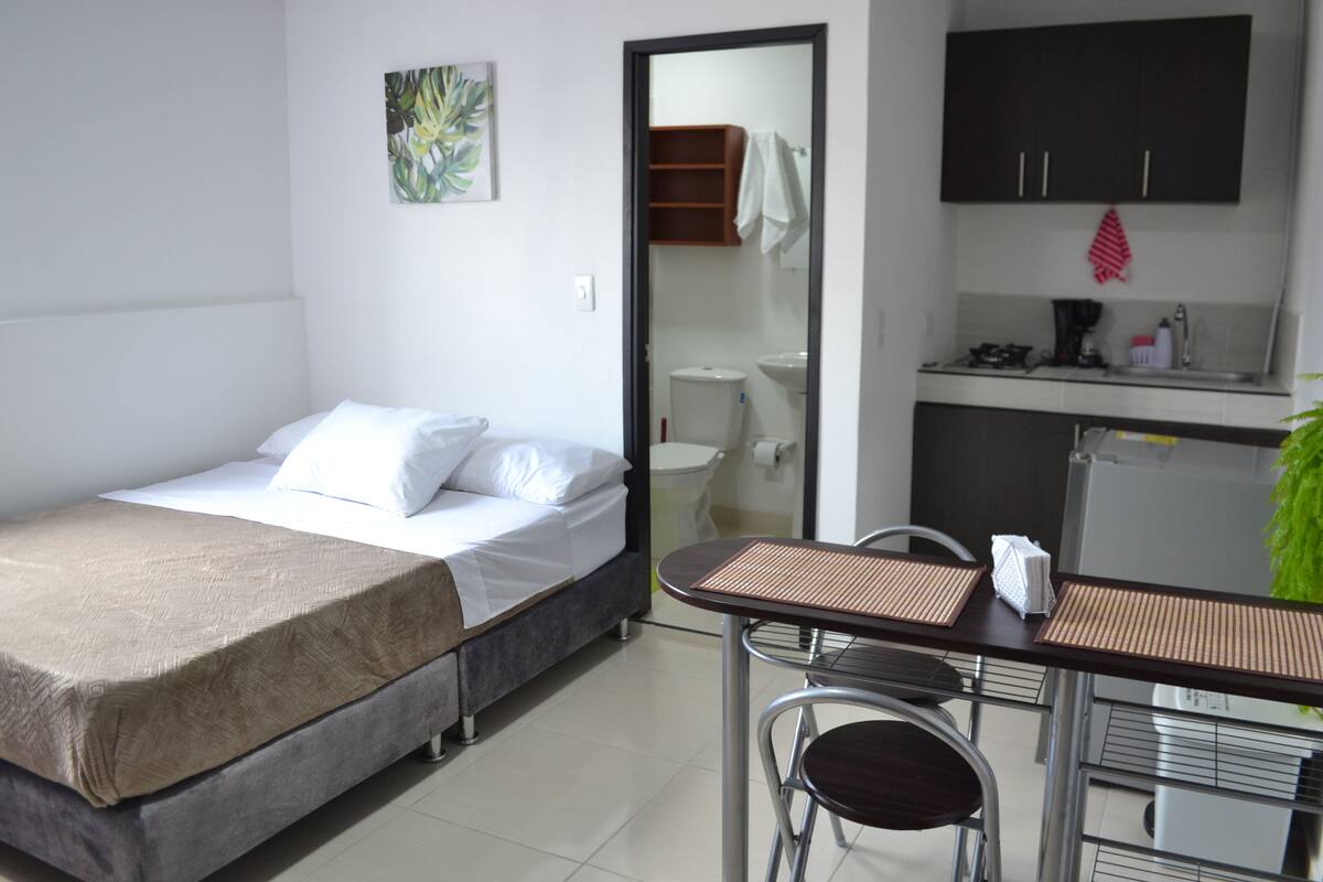 Studio | Iron/ironing board, WiFi (free)