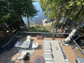 Outdoor dining - Muskoka Retreat Compound Acre of Lakefront Privacy (Utterson)