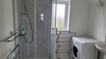 House | Bathroom | Shower, hair dryer, towels