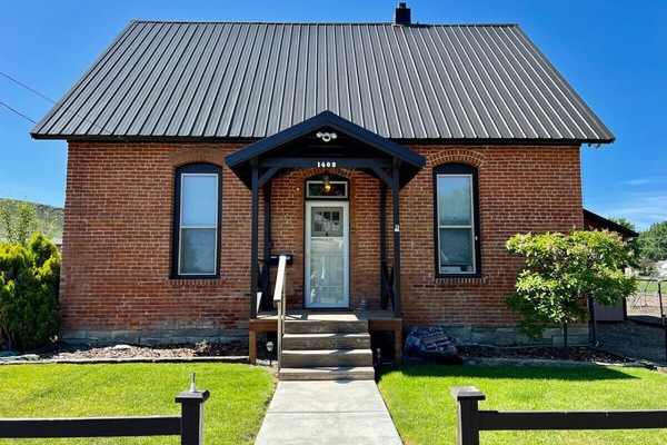 Adorable historic brick home - front entrance