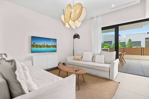 Smart-tv en een kantoor