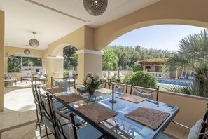 Outdoor dining - Marvelous mansion with pool by Costarentals - M26 (Puerto  Banus)