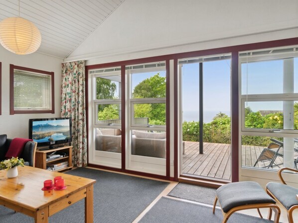 TV, fireplace, DVD player