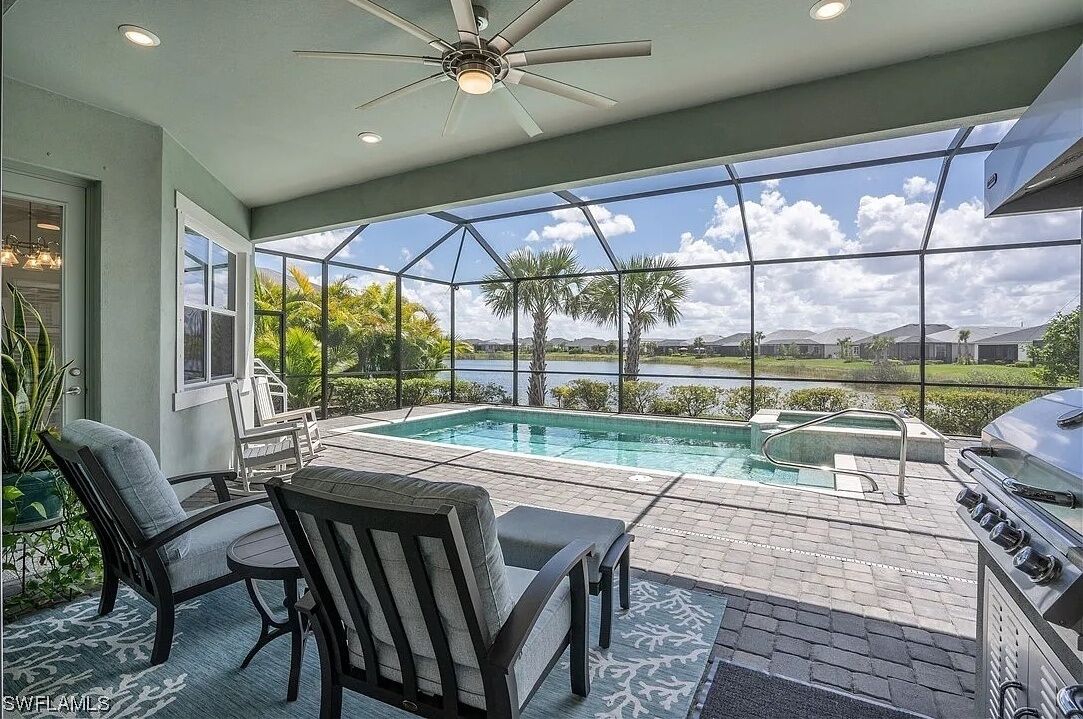 Piscine extérieure, piscine chauffée