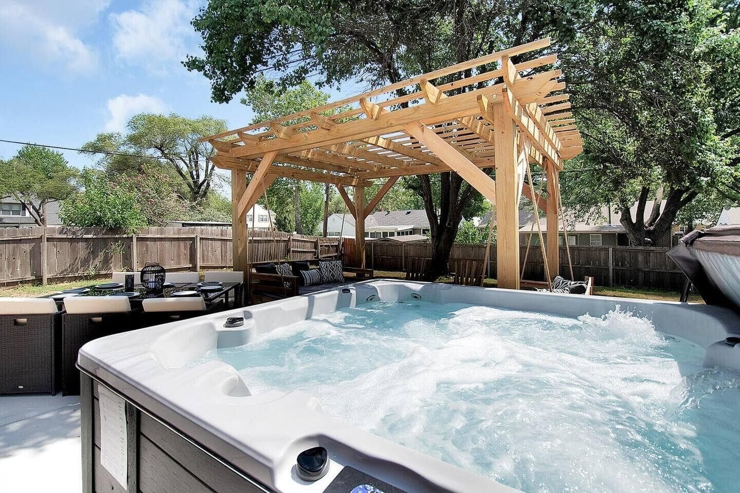 Bain à remous extérieur