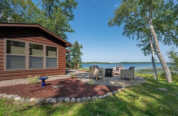 Image of Moose Point Lookout - Two Bedroom cabin- Sunroom, Dock and Private Beach + Kayaks & Paddle Board