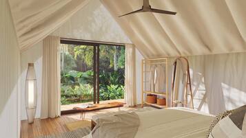 Design Room, 1 King Bed | Premium bedding, free minibar items, in-room safe, desk