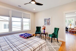 3 bedrooms, iron/ironing board, travel cot, WiFi