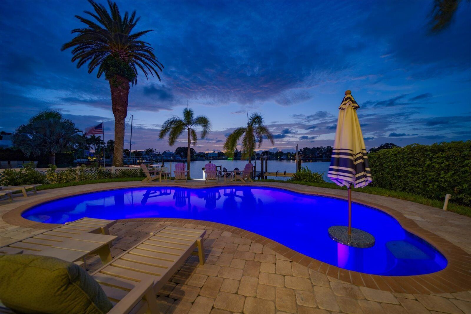 Coastal Elegance: Retreat with Heated Pool, Golf Cart, and Entertainment Haven