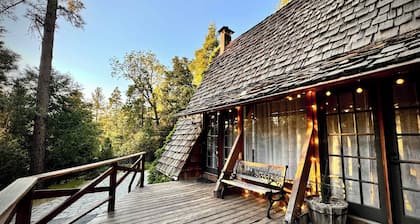 Clarity Cabin: A-Frame Sanctuary w Hot Tub, Fireplace, Grill, AC, Hammock Chairs, Fire Pit, Pets OK