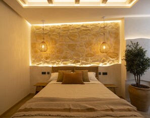 Apartamento superior, accesible para personas con discapacidad (Alpujarra) | Edredones de plumas, colchones viscoelásticos, cortinas opacas