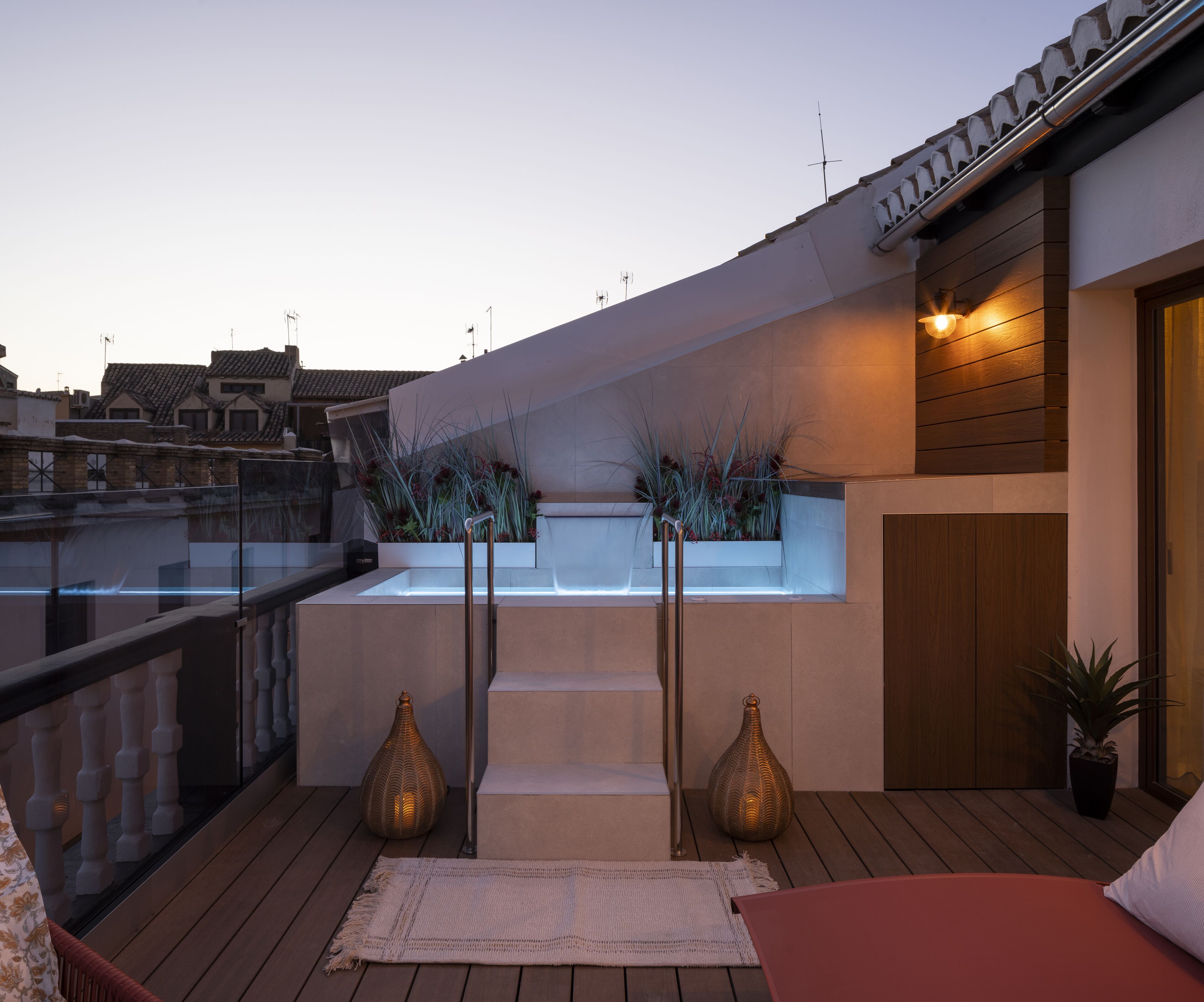 Departamento de luna de miel, alberca privada (Reyes Católicos) | Terraza o patio