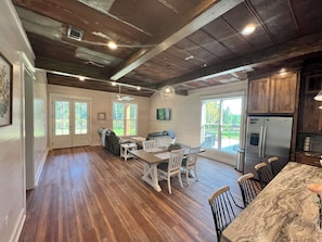 Interior - 2-bedroom cabin overlooking a private lake with dock and kayaks (Seminary)