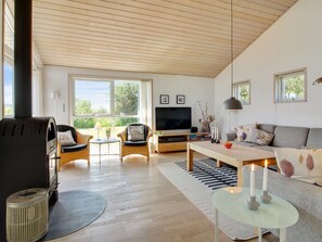 Fernseher, Kamin, DVD-Player