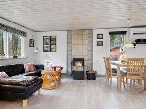 TV, fireplace, DVD player