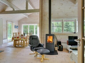 TV, fireplace, DVD player