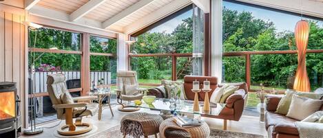 TV, fireplace, DVD player