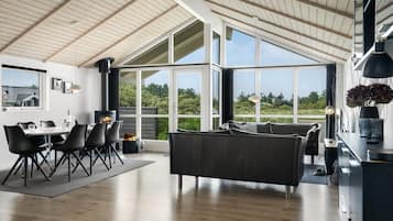 Fernseher, Kamin, DVD-Player