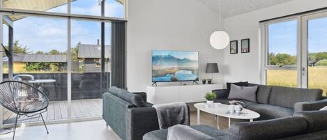 TV, fireplace, DVD player
