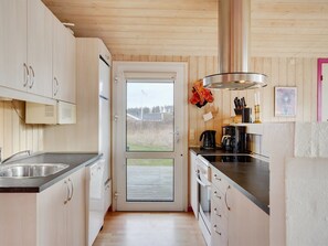 Fridge, microwave, dishwasher, highchair