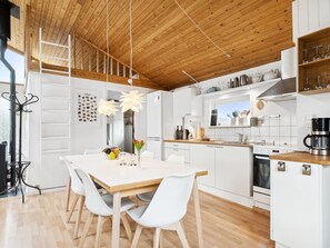 Fridge, oven, high chair, cookware/dishes/utensils - "Soila" - 150m from the sea by Interhome (Hjørring)