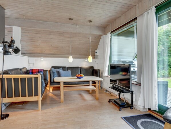 Fernseher, Kamin