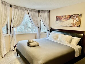 4 chambres, accès au Wi-Fi (inclus), literie fournie