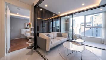1 bedroom, premium bedding, individually furnished, blackout curtains