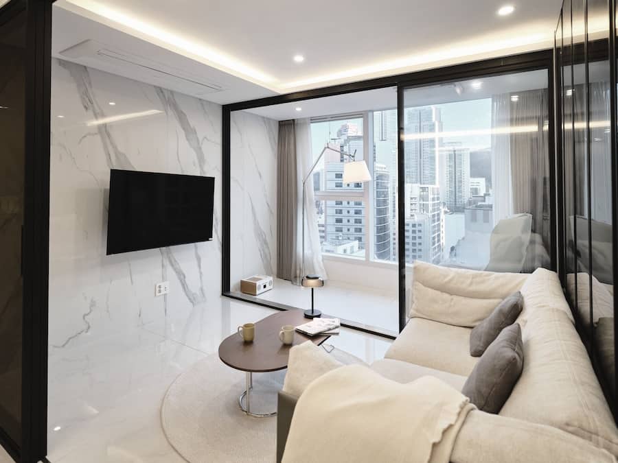 Individually furnished, blackout drapes, soundproofing, free WiFi