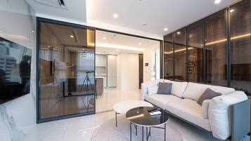 Premium bedding, individually furnished, blackout drapes, soundproofing