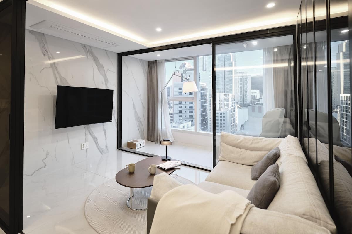 Individually furnished, blackout drapes, soundproofing, free WiFi