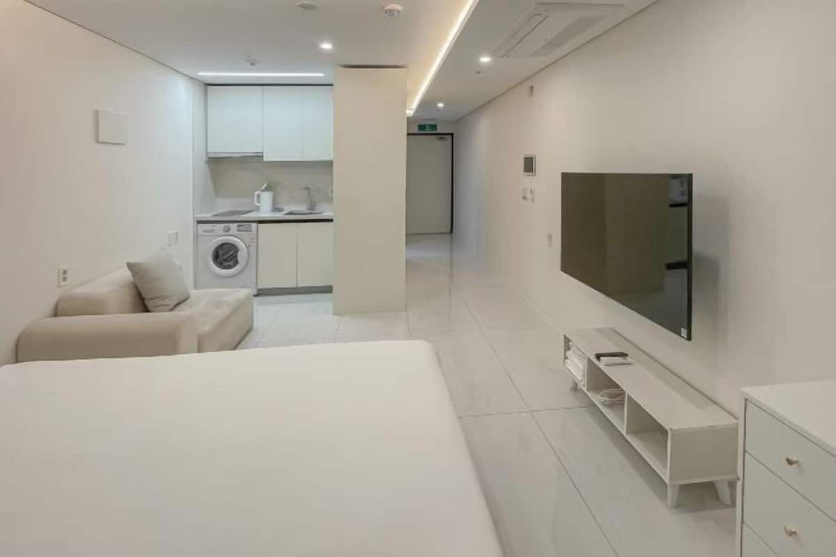 1 bedroom, premium bedding, individually furnished, blackout curtains