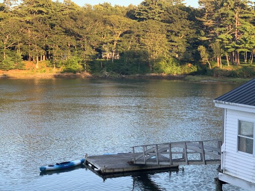 Large beautiful ocean front studio with private dock