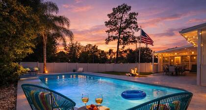 Pool Home Near Downtown • Sleeps 8 • Family & Pet Friendly