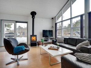 TV, fireplace, DVD player