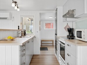 Fridge, microwave, dishwasher, highchair