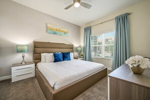 4 bedrooms, iron/ironing board, travel cot, WiFi