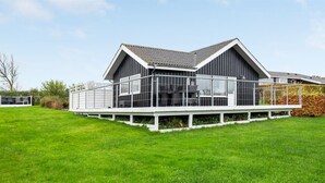 A modern two-story house with a balcony and a flat roof. - "Clarita" - 300m to the fjord by Interhome (Roslev)