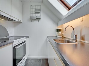 Fridge, microwave, dishwasher, high chair