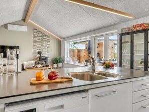 Fridge, microwave, dishwasher, cookware/dishes/utensils - "Bendet" - 50m to the fjord by Interhome (Spøttrup)