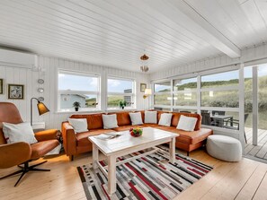 Televisión, chimenea, reproductor de DVD