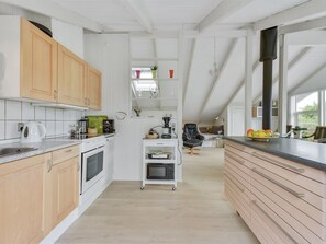 Fridge, microwave, dishwasher, cookware/dishes/utensils - "Ullakarin" - 350m from the sea by Interhome (Juelsminde)