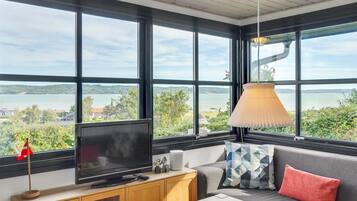 Télévision, cheminée